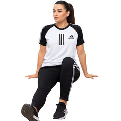 White & Black Adidas Shirt+Trouser Track Suit!