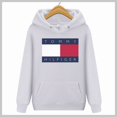 White Pull Over Hoodie!