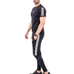 Full Black Adidas Shirt+Trouser Track Suit!
