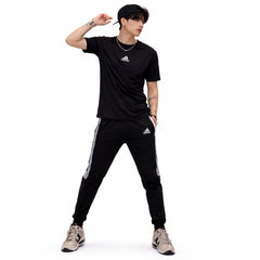 Full Black Adidas Shirt+Trouser Track Suit!!