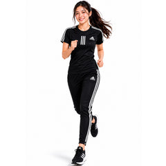 Full Black Adidas Shirt+Trouser Track Suit!