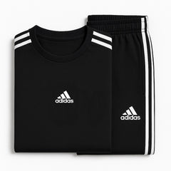 Full Black Adidas Shirt+Trouser Track Suit!!