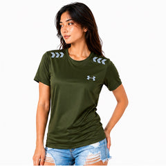 Green Under Armour Women's Drifit T-Shirt!