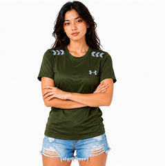 Green Under Armour Women's Drifit T-Shirt!