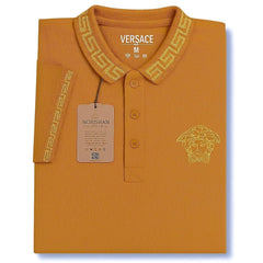 Bronze Color Ver sace Polo T-Shirt!