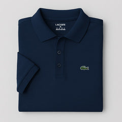 Navy Blue Basic Lacoste Polo T-Shirt!