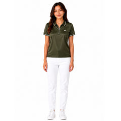 Olive Green Selena Gomez Burberry Zipper Polo!