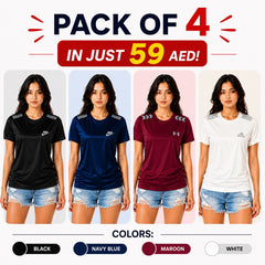 Pack of 4 Ladies Drifit T-Shirts!