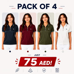 Pack of 4 Burberry Ladies Polo T-Shirts!