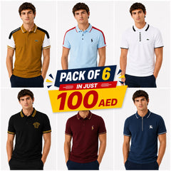 Pack of 6 Branded Polo T-Shirts!!