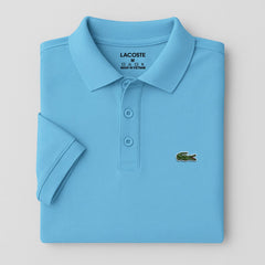 Sky Blue Basic Lacoste Polo T-Shirt!