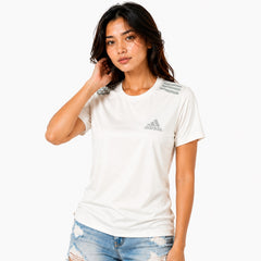 WHITE Adidas Women's Drifit T-Shirt!
