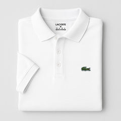 White Basic Lacoste Polo T-Shirt!