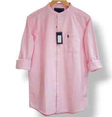 Pink R Lauren Slim Collar Shirt!