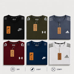 8 Branded Items! 6 Drifit T-Shirts + 2 Adidas Trousers!!