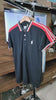 Grey Color Panel Polo T-Shirt!