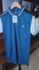 Sky Blue Lacoste Panel Polo T-Shirt!